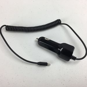 iPhone Lightning Coil Car Charger Cord Extra USB